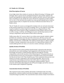 AP 3D Design Syllabus