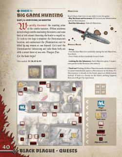 Big Game Hunting - Zombicide Missions