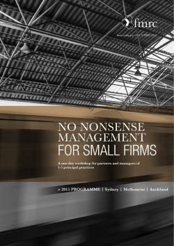 for small firms