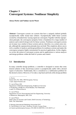 Convergent Systems: Nonlinear Simplicity