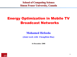 Mohamed Hefeeda - SFU computing science