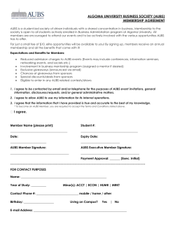 File - AUBS Membership