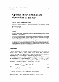 ptimal linear eigenvalues of