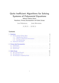 Quite Inefficient Algorithms for Solving Systems