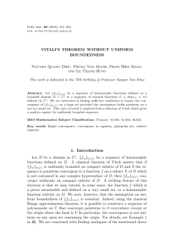 1. Introduction - Project Euclid