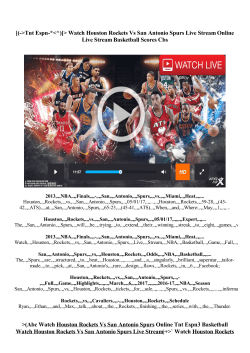 +>ABC! Houston Rockets Vs San Antonio Spurs Live Stream Online