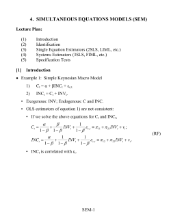 4. simultaneous equations models (sem)