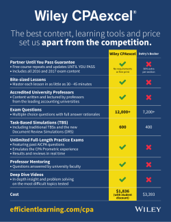 The best content, learning tools and price set us apart from the