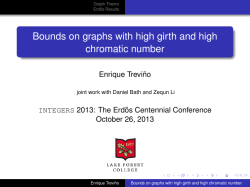 Bounds on graphs with high girth and high chromatic number