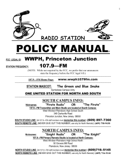 radio station - 107.9 FM, WWPH, Princeton Junction, NJ