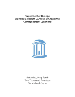 the commencement program