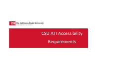 California State University Accessible Technology Initiative