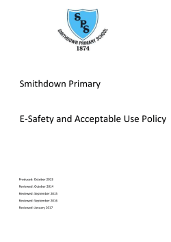 E-Safety and Acceptable Use Policy