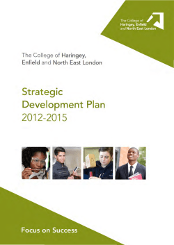 Strategic Development Plan - The College of Haringey, Enfield and