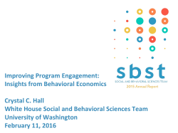 Behavioral Economics Webinar