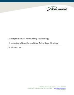 Enterprise Social Networking Technology