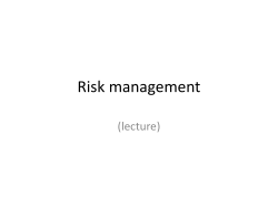 Risk management