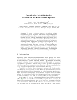 Quantitative Multi-Objective Verification for Probabilistic Systems