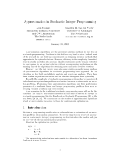 Approximation in Stochastic Integer Programming