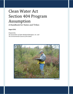 CWA Section 404 Program Assumption