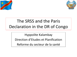 DRC documenting results presentation 2011 eng