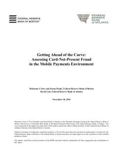 Getting Ahead of the Curve: Assessing Card-Not