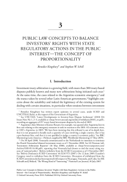 public law concepts to balance investors` rights with state regulatory