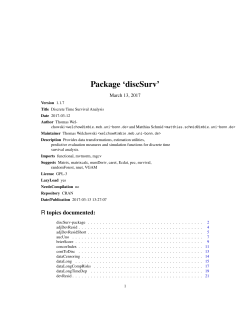 Package `discSurv`
