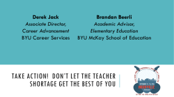 E203 Take ACTION! Don`t Let the Teacher Shortage Get the Best of