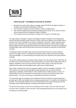 Notes to Editors - National Theatre of Scotland