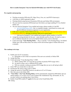 How to enable Enterprise Voice for Hybrid SFB