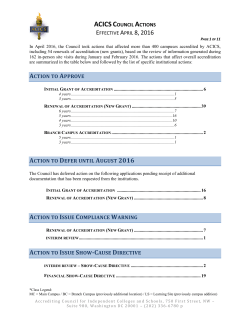 acicscouncil actions effective april 8, 2016 action to approve action