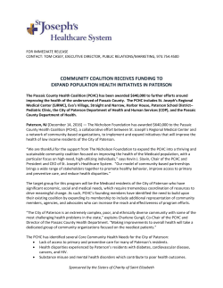 community coalition receives funding to expand population health