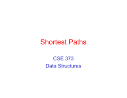 Shortest Paths