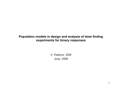 Introduction to Optimal Design of Experiments