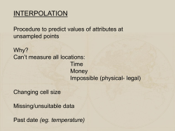 interpolation