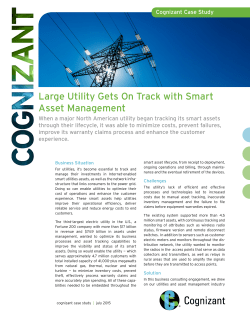 Large Utility Gets On Track with Smart Asset Management