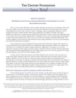 The use of race-based affirmative action in higher education has