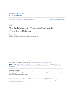 The Full Group of a Countable Measurable Equivalence Relation