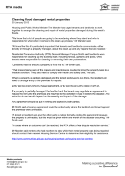 Cleaning flood damaged rental properties