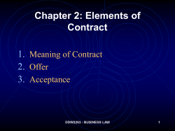 Chapter 1 &ndash; Malaysian Legal System