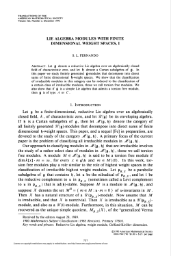 lie algebra modules with finite dimensional weight spaces, i