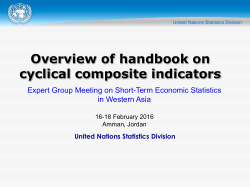 Benchmarking - United Nations Economic and Social Commission