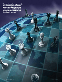 Chess Moves: Using Global Leadership Development to Facilitate