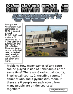 Problem: How many games of any sport can be played inside of