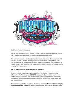 Dear Club Directors - Southern Volleyball Center