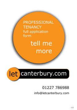 pro tenants full application form 14 10 2016