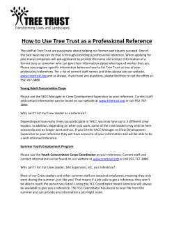 How to Use Tree Trust as a Professional Reference