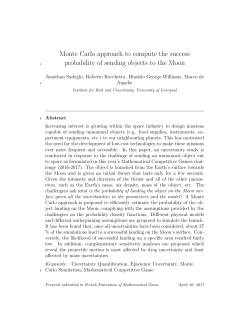 Monte Carlo approach to compute the success probability of