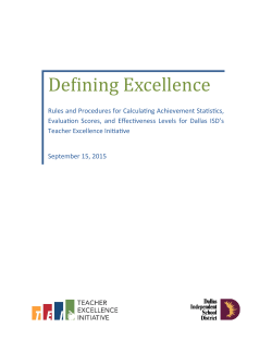 DTR Points in the Evaluation Score